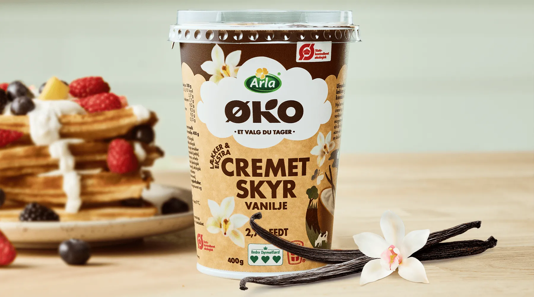 Layered packaging details and ingredients