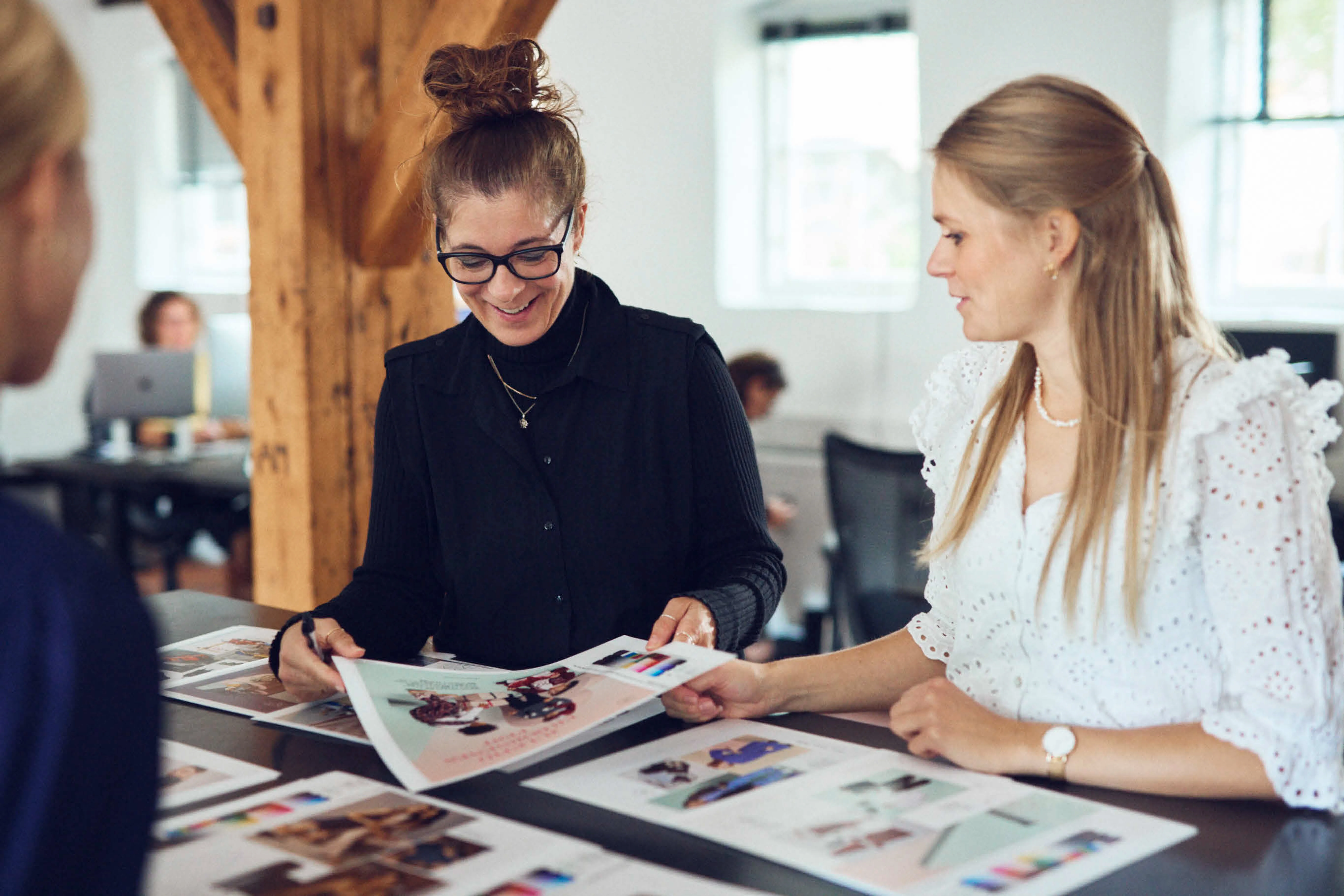 Client and agency team collaborating together