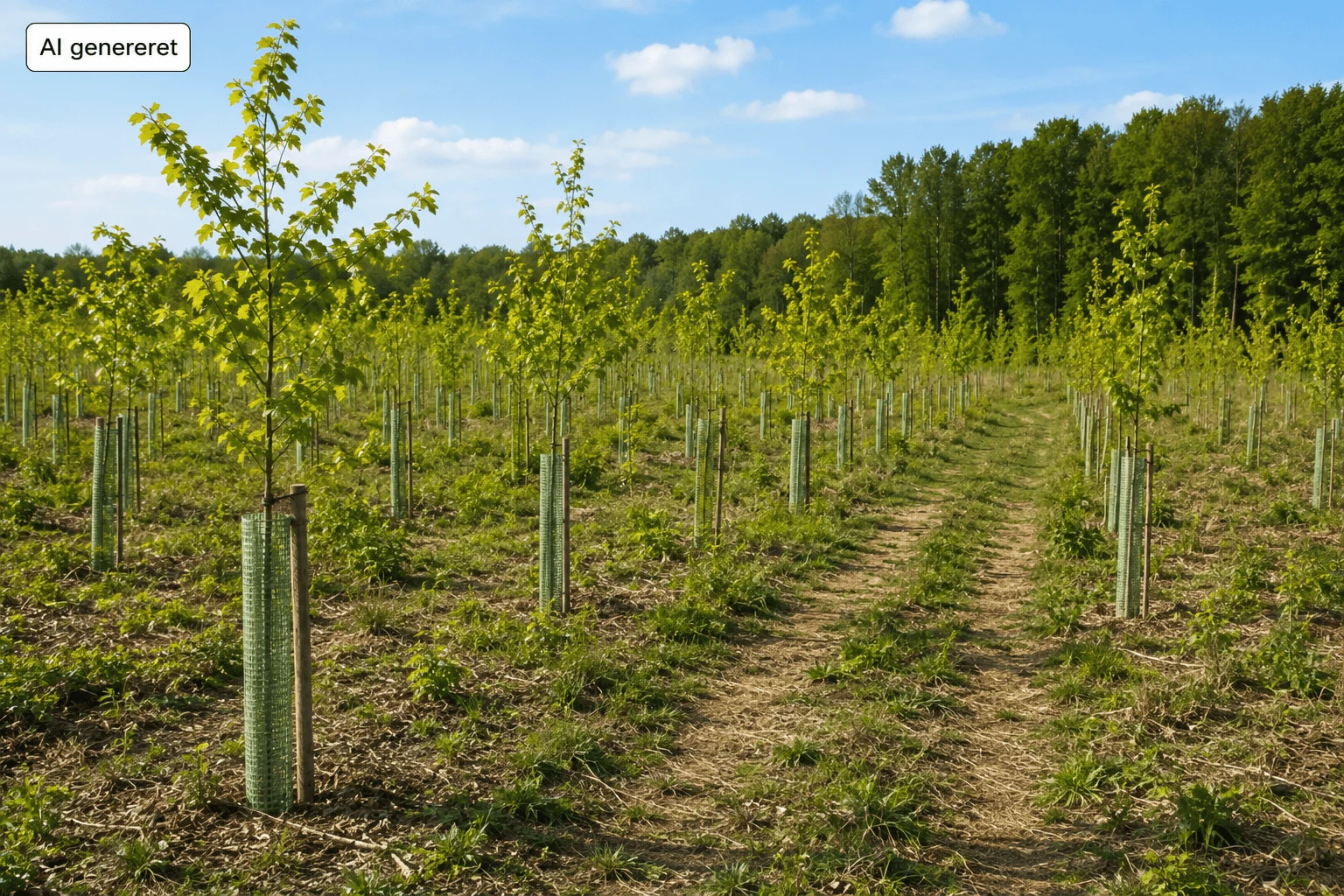 Forest landscape representing Spring CC's sustainability initiative