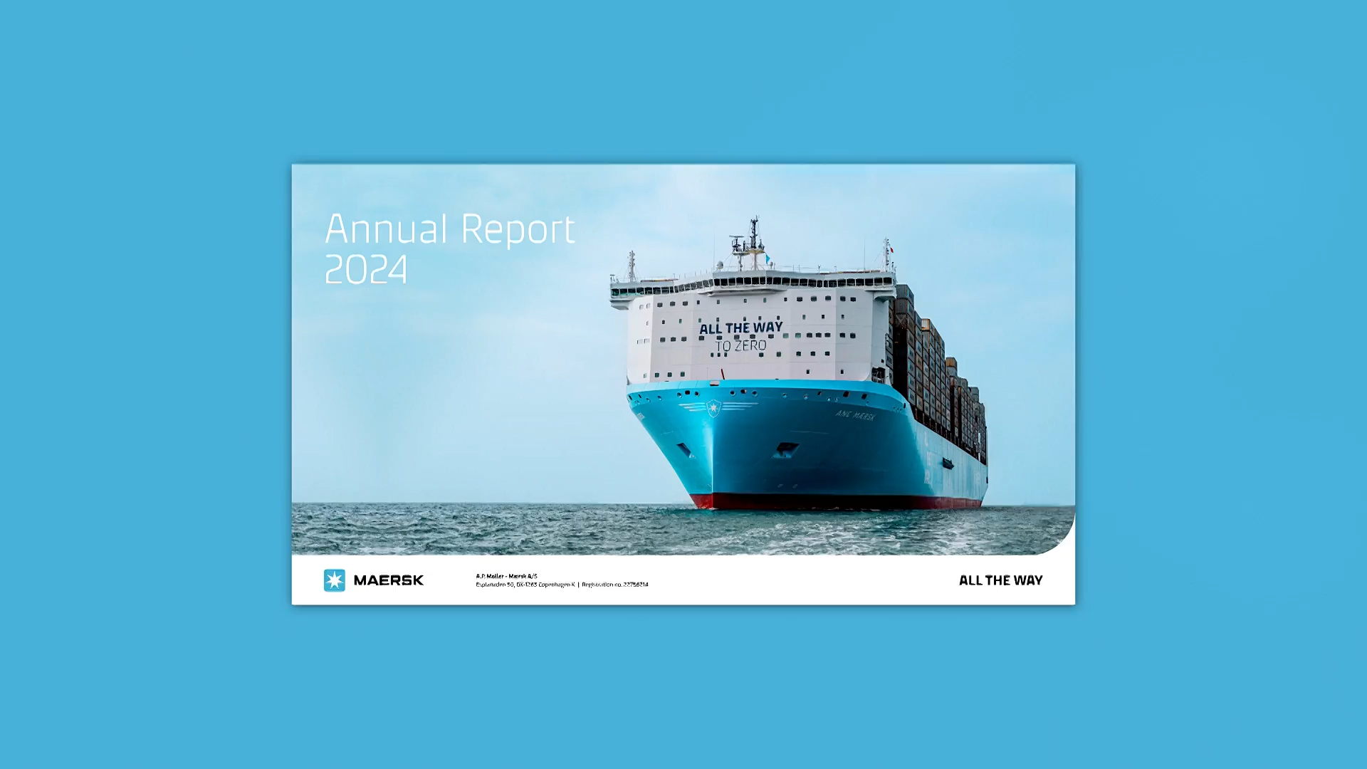 Maersk Annual Report 2024 cover